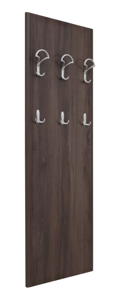 Garderobe Balmaseda 05, Farbe: Nuss - 149 x 50 x 7 cm (H x B x T)