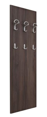 Garderobe Balmaseda 05, Farbe: Nuss - 149 x 50 x 7 cm (H x B x T)