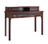 Massiver Schreibtisch aus Eichenholz Krasno 34, Push-to-open Funktion, Maße: 95 x 120 x 52 cm, zwei Schubladen, einfaches und zeitloses Design