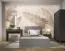 Modernes Gästebett / Jugendbett Barbe 35, Farbe: Grau, 120 x 200 cm, mit gepolsterten Kopfteil, inkl. Lattenrost mit Gasfederung