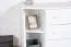 Klassische Kommode in Weiß Junco 170, Kiefer Massivholz, 78 x 120 x 47 cm, mit 3 Schubladen und 4 Fächern, qualitativ hochwertig verarbeitet, robust