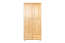 Kleiderschrank Massivholz natur 013 - 190 x 90 x 60 cm (H x B x T)